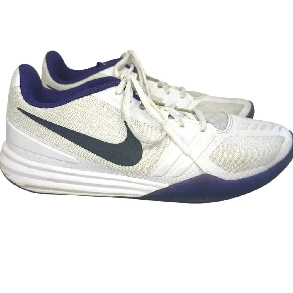Nike KB Mentality 704942-101 Men's Size 8.5 White Court Purple Mamba